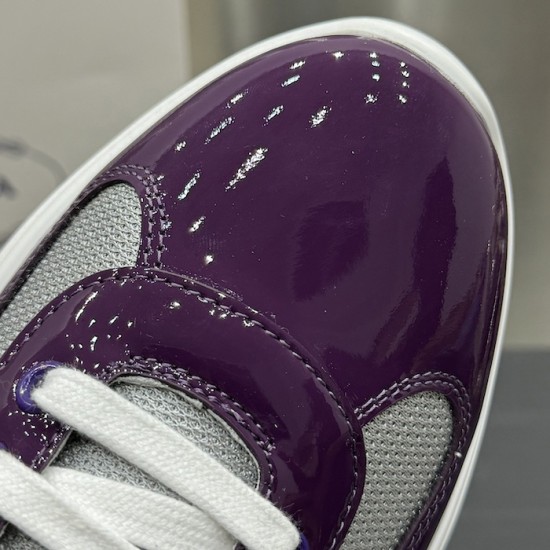 Prada America's Cup sneakers Patent Leather Purple