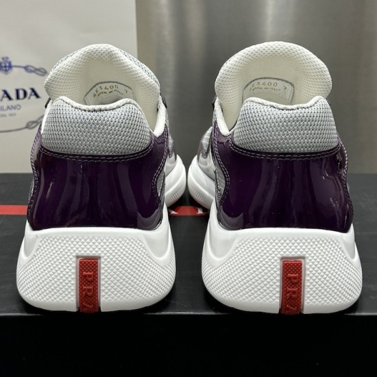 Prada America's Cup sneakers Patent Leather Purple