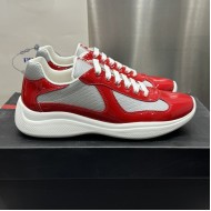 Prada America's Cup sneakers Patent Leather Red