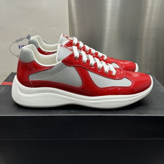 Pra*a america''s cup sneakers patent leather red