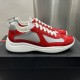 Prada America's Cup sneakers Patent Leather Red