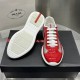 Prada America's Cup sneakers Patent Leather Red