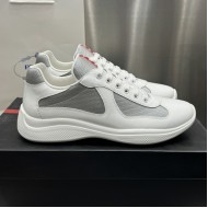 Prada America's Cup sneakers Patent Leather White