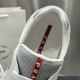 Prada America's Cup sneakers Patent Leather White