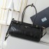 Prada Medium Leather Handbag Black