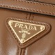 Prada Medium Leather Handbag Cameo