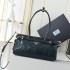 Prada Medium Leather Handbag Denim