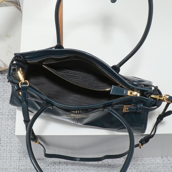 Prada Medium Leather Handbag Denim