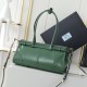 Prada Medium Leather Handbag Green