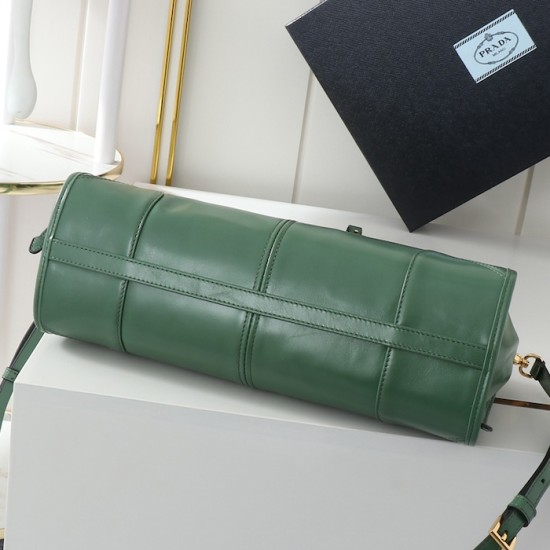 Prada Medium Leather Handbag Green