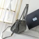 Prada Medium Leather Handbag Grey