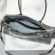 Prada Medium Leather Handbag Grey