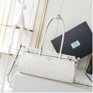 Prada Medium Leather Handbag White