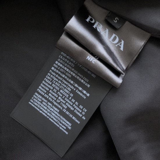 Prada Stretch cotton shirt black