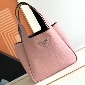 Prada Leather Tote Bag Pink 1BG335