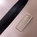 Prada Cleo brushed leather shoulder bag Pink