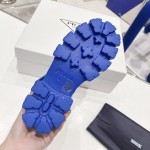 Prada Women Foam Rubber Sandals Blue