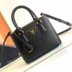 Prada Galleria Saffiano leather mini bag Black