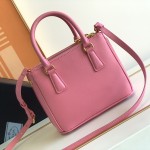 Prada Galleria Saffiano leather mini bag Pink