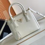 Prada Galleria Saffiano leather mini bag White