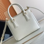 Prada Galleria Saffiano leather mini bag White