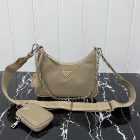 Replica Prada nylon shoulder bag