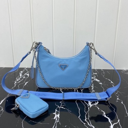 Prada Re-Edition 2005 nylon shoulder bag Blue