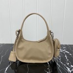 Prada Re-Edition 2005 nylon 3 in 1 shoulder bag beige