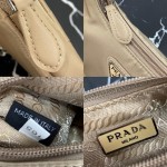 Prada Re-Edition 2005 nylon 3 in 1 shoulder bag beige