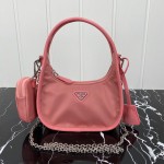 Prada Re-Edition 2005 nylon 3 in 1 shoulder bag pink