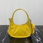 Prada Re-Edition 2005 nylon 3 in 1 shoulder bag yellow