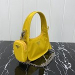 Prada Re-Edition 2005 nylon 3 in 1 shoulder bag yellow