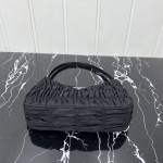 Prada Nylon and Saffiano leather mini bag Black