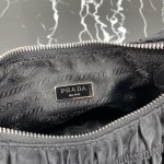 Prada Nylon and Saffiano leather mini bag Black