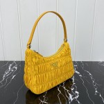 Prada Nylon and Saffiano leather mini bag Yellow