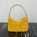 Prada Nylon and Saffiano leather mini bag Yellow