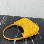 Prada Nylon and Saffiano leather mini bag Yellow