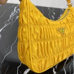 Prada Nylon and Saffiano leather mini bag Yellow