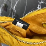 Prada Nylon and Saffiano leather mini bag Yellow