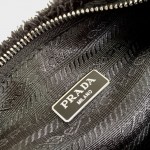 Prada Re-Edition 2000 terry mini bag Black