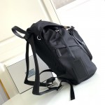 Prada Re-Nylon and Saffiano leather backpack Black