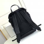 Prada Re-Nylon and Saffiano leather backpack Black