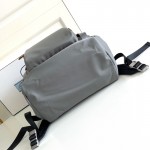 Prada Re-Nylon and Saffiano leather backpack Grey