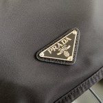 Prada Re-Nylon and Saffiano leather backpack Grey