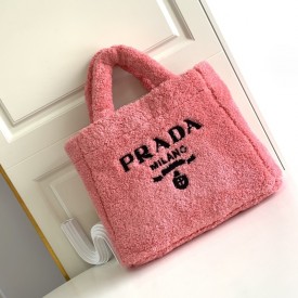 Prada Terry tote bag Pink