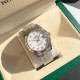 Rolex Datejust 41mm White Dial Diamonds Marker SS/YG Bracelet