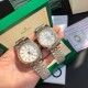 Rolex Datejust 41mm White Dial Lumed Marker SS/YG Bracelet