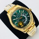 Rolex Sky-Dweller Oyster 42 MM Oystersteel Green