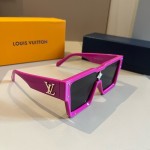 Louis Vuitton Cyclone Mask Sunglasses Rose