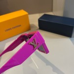 Louis Vuitton Cyclone Mask Sunglasses Rose